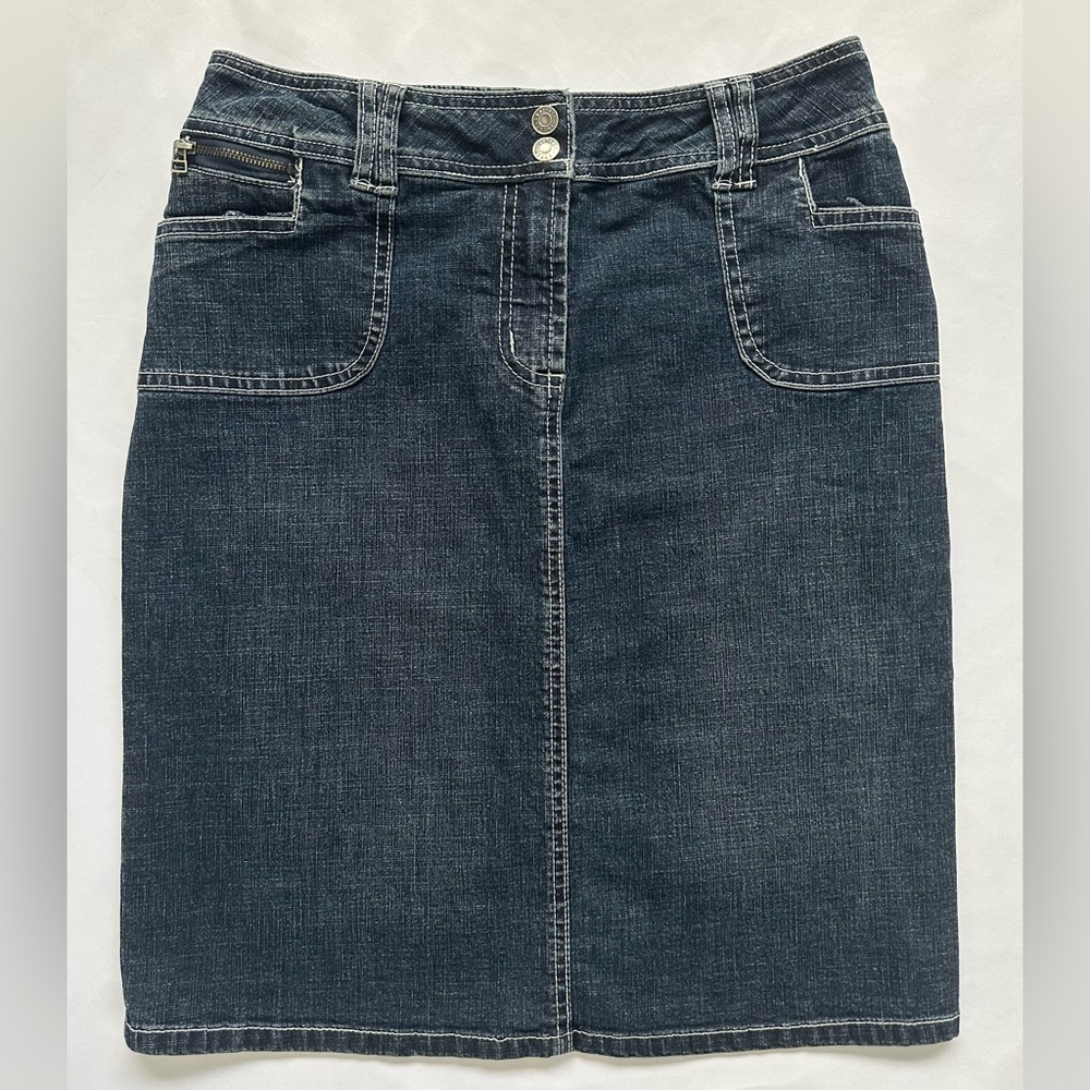 Y2K Women’s 2000s Streetwear Denim Pencil Skirt